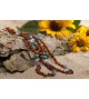 Amber teething necklace - Gemstone - Aquamarine